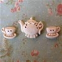 Picture of Teapot & Two Cups Cream
