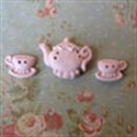 Picture of Teapot & Two Cups Pink