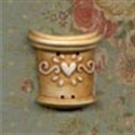 Picture of Caramel Pot & Cream Heart