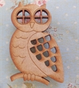 Picture of Wooden Owl Brooch